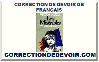CORRECTION DE DEVOIR DE FRANÇAIS 2025
